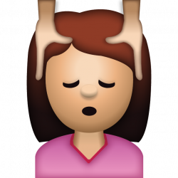 Download Woman Face Massage Emoji | Emoji Island