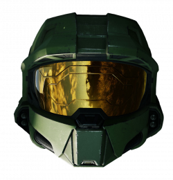 High resolution image of Chief's new Mark VI helmet : halo
