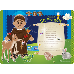 C&A Inspirations > Games/Toys > Faith Dinner Place Mat, St. Francis