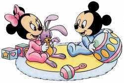 Baby Mickey & Minnie on Rug | Disney and Dreamworks{cuties ...