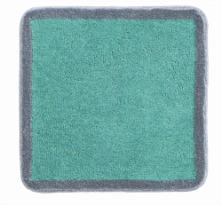 Bathroom rugs RHEINGOLD, mintturquoise-silver, 50x60 cm | GRUND
