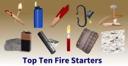 Top Ten Fire Starters Infographic | Scoutmastercg.com
