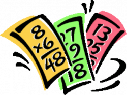Multiplication math flash cards clip art – Gclipart.com