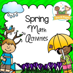 Spring Math Activities - Pre-K Pages