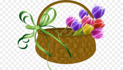 May Day Clipart Basket Tulips Flower Kisspng - Clipart1001 ...