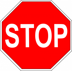 Public Domain Clip Art Image | A stop sign | ID: 13488694815943 ...