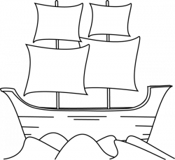 Mayflower clipart black and white 2 » Clipart Portal