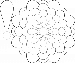 Flower Drawing Template at GetDrawings.com | Free for personal use ...