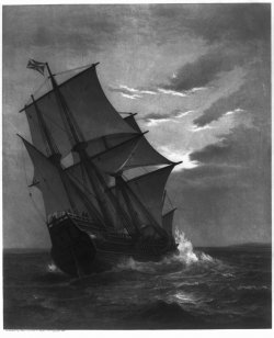 Mayflower Approaching Land | Free Images at Clker.com ...