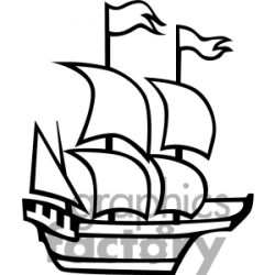 The Mayflower ship clipart. Royalty-free clipart # 374834 ...