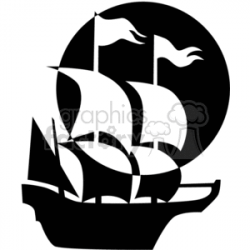 Mayflower ship clipart. Royalty-free clipart # 374830