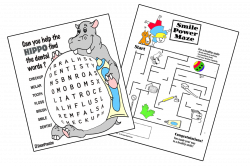 Pediatric Dentistry Activity Sheets and Coloring Pages