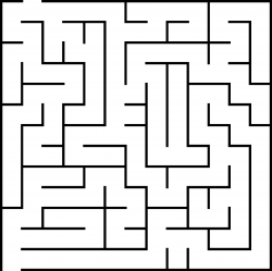 Maze Cool Easy Transparent & PNG Clipart Free Download - YA ...