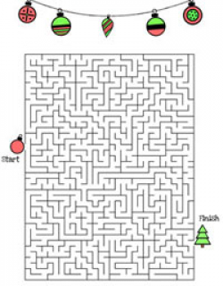 Printable Christmas Maze Set — Printable Treats.com
