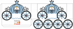 Cinderella Carriage Shaped Free Printable Box. | Oh My Fiesta! in ...
