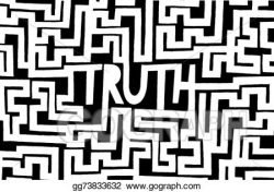 Vector Art - Complex truth as an intrincated maze. EPS ...
