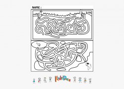 Maze Clipart Medium - Kids Brain Game #1130238 - Free ...