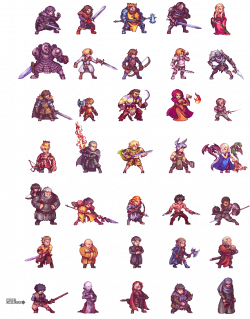 No Spoilers] Fight of Thrones. Pixel art for fictional fighting game ...