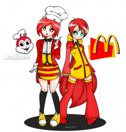 JolliBee meets McDonald by PotatomanxD on DeviantArt
