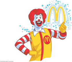 Ronald McDonald Cartoon Clip Art free image