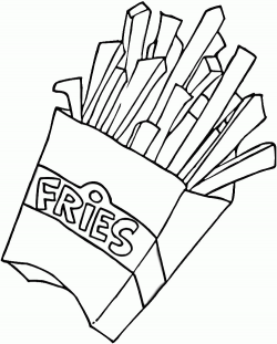 Download french fries coloring pages clipart McDonald's ...