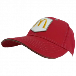 mcdonalds mcdonald's hat cap gorra red...