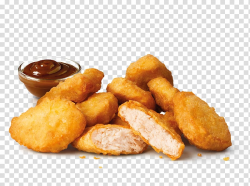 Fritters with brown dipping sauce illustration, McDonald\'s ...