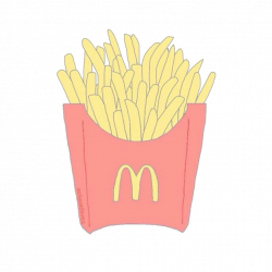 mcdonalds mcdonald chips tumblr - Sticker by soth