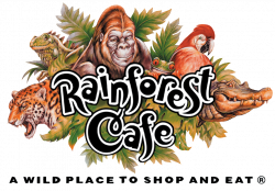 Experience a wild meal at the Rainforest Cafe!