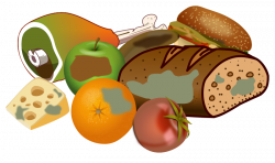 Clipart - Wasting food