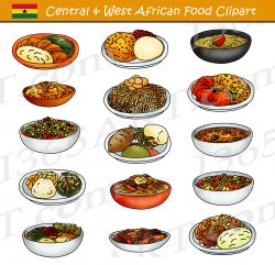 Central and Western African Food Clipart Download