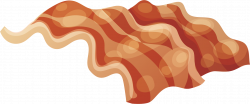 Chicken fried bacon Meat Frying - Fried Bacon vector 1933*807 ...