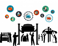 Car Motor Vehicle Service Automobile repair shop Maintenance, repair ...