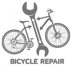 Black And White Frame clipart - Bicycle, Illustration ...