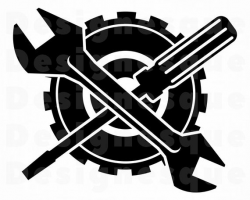 Mechanic Logo SVG #6, Repair, Mechanic, Mechanic Clipart, Mechanic Files  for Cricut, Mechanic Cut Files For Silhouette, Dxf, Png, Eps Vector