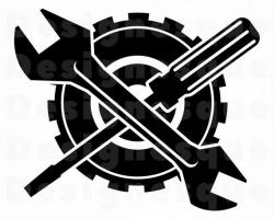 Mechanic Logo SVG #6, Repair, Mechanic, Mechanic Clipart, Mechanic Files  for Cricut, Mechanic Cut Files For Silhouette, Dxf, Png, Eps Vector