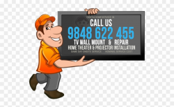 Mechanic Clipart Tv Repair - Home Service - Png Download ...