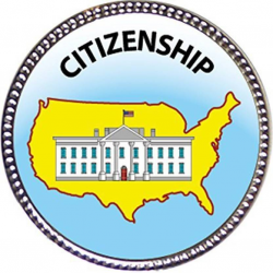 Keepsake Awards Citizenship Award, 1 Inch Dia Silver Pin ...