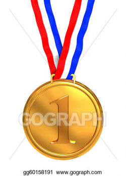 Stock Illustration - First place medal. Clipart ...