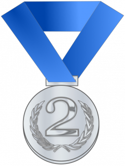 Clipart - Silver medal / award