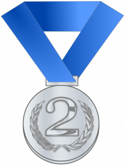 OnlineLabels Clip Art - Silver Medal / Award