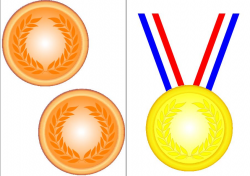 Olympic Medal Clip Art N2 free image
