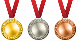 Gold medal Silver medal Award Clip art - Medals Set Transparent PNG ...
