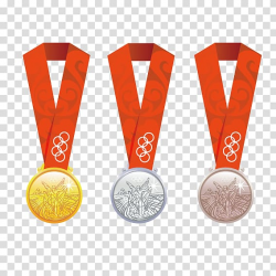 Three gold, silver, and bronze Olympic medals illustration ...