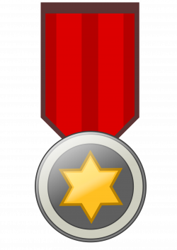 Clipart - Star award medal remix badge