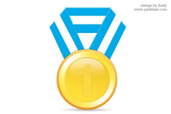 Gold medal PSD & Download - 365psd | [Freebies] - Icons/Icon ...