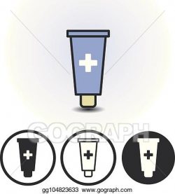 EPS Illustration - Cosmetics or medical cream icon. Vector ...