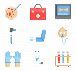 Medical instruments Icons - 12 free vector icons
