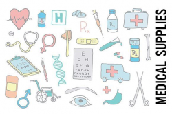 Hospital Medical Supplies Clipart by Pepper on ...