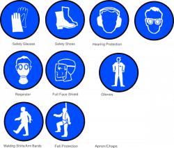 PPE Symbols Clip Art N5 free image